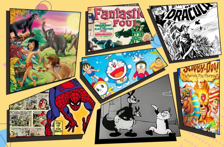 evolution of comics and cartoons